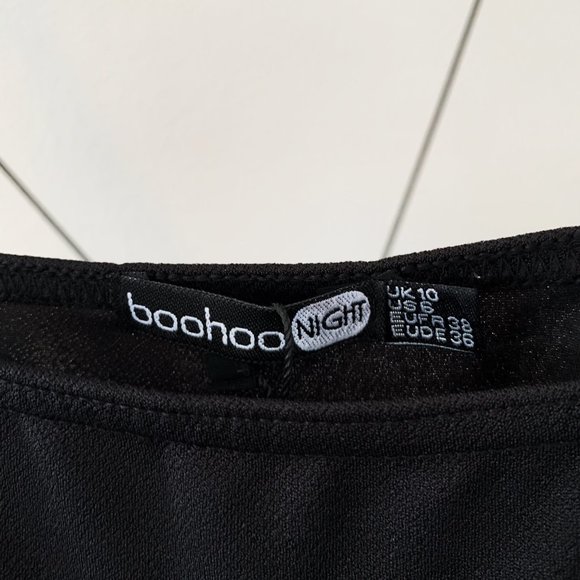 NWT Black Strappy Mini Dress - Picture 5 of 5